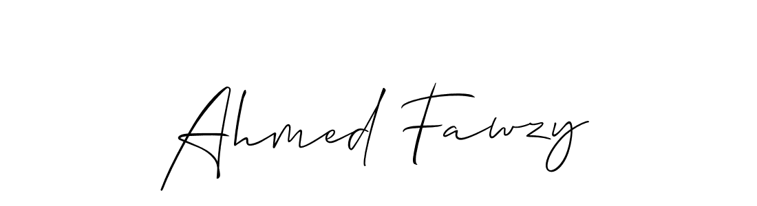 How to make Ahmed Fawzy signature? Allison_Script is a professional autograph style. Create handwritten signature for Ahmed Fawzy name. Ahmed Fawzy signature style 2 images and pictures png
