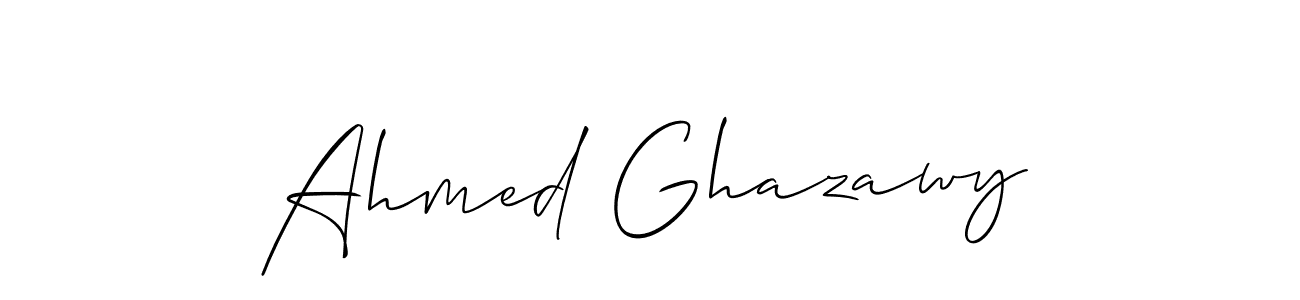 Also You can easily find your signature by using the search form. We will create Ahmed Ghazawy name handwritten signature images for you free of cost using Allison_Script sign style. Ahmed Ghazawy signature style 2 images and pictures png