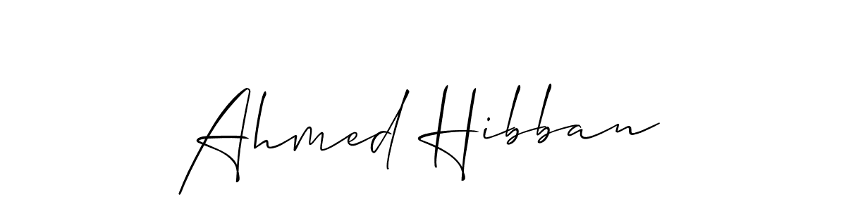 How to Draw Ahmed Hibban signature style? Allison_Script is a latest design signature styles for name Ahmed Hibban. Ahmed Hibban signature style 2 images and pictures png