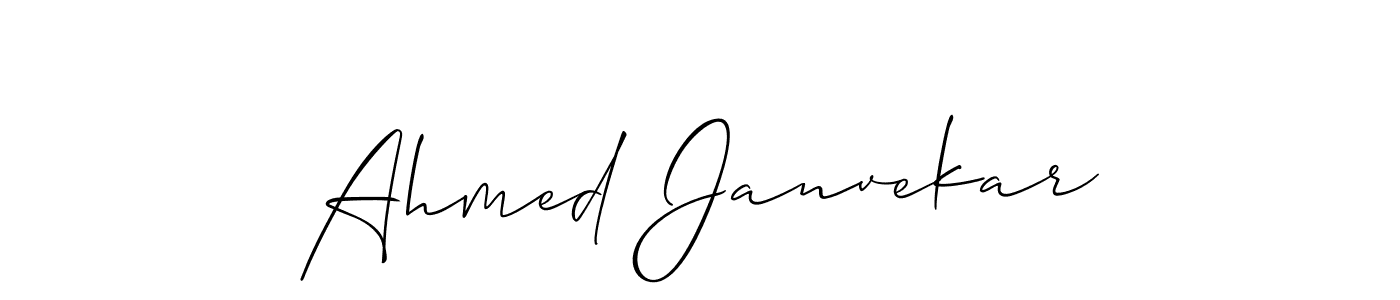 Make a beautiful signature design for name Ahmed Janvekar. Use this online signature maker to create a handwritten signature for free. Ahmed Janvekar signature style 2 images and pictures png