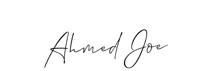 Also we have Ahmed Joe name is the best signature style. Create professional handwritten signature collection using Allison_Script autograph style. Ahmed Joe signature style 2 images and pictures png