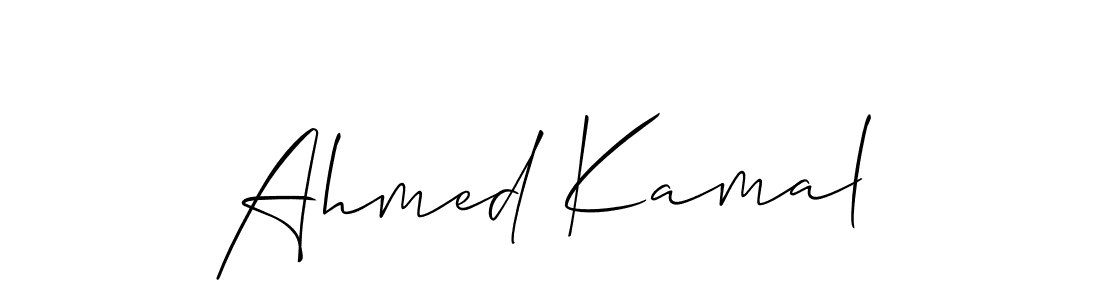 How to make Ahmed Kamal signature? Allison_Script is a professional autograph style. Create handwritten signature for Ahmed Kamal name. Ahmed Kamal signature style 2 images and pictures png