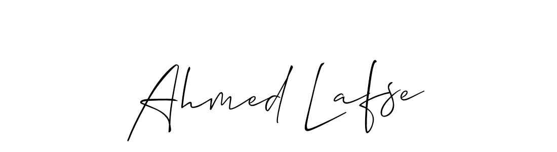 It looks lik you need a new signature style for name Ahmed Lafse. Design unique handwritten (Allison_Script) signature with our free signature maker in just a few clicks. Ahmed Lafse signature style 2 images and pictures png