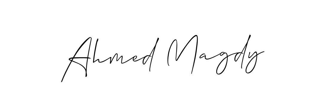 Check out images of Autograph of Ahmed Magdy name. Actor Ahmed Magdy Signature Style. Allison_Script is a professional sign style online. Ahmed Magdy signature style 2 images and pictures png