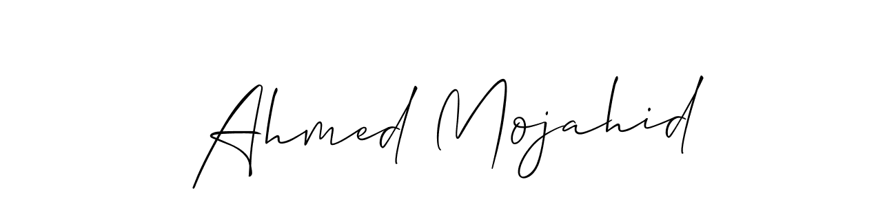 It looks lik you need a new signature style for name Ahmed Mojahid. Design unique handwritten (Allison_Script) signature with our free signature maker in just a few clicks. Ahmed Mojahid signature style 2 images and pictures png
