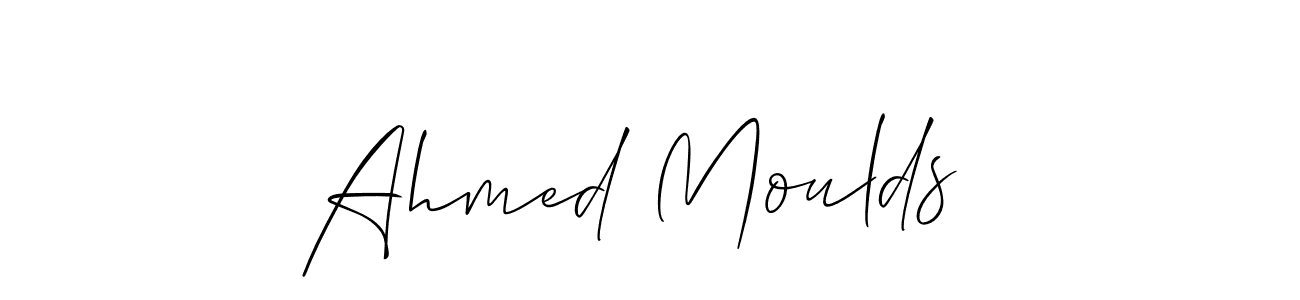 It looks lik you need a new signature style for name Ahmed Moulds . Design unique handwritten (Allison_Script) signature with our free signature maker in just a few clicks. Ahmed Moulds  signature style 2 images and pictures png