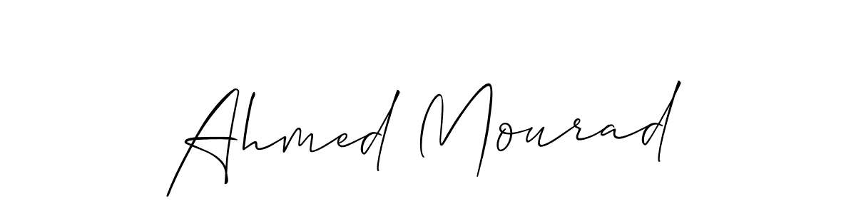 Make a short Ahmed Mourad signature style. Manage your documents anywhere anytime using Allison_Script. Create and add eSignatures, submit forms, share and send files easily. Ahmed Mourad signature style 2 images and pictures png