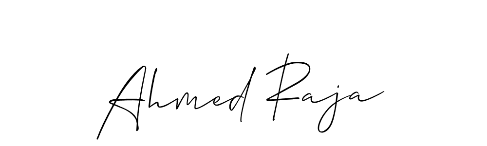 if you are searching for the best signature style for your name Ahmed Raja. so please give up your signature search. here we have designed multiple signature styles  using Allison_Script. Ahmed Raja signature style 2 images and pictures png