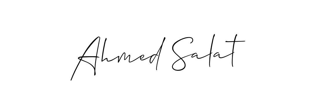 Make a beautiful signature design for name Ahmed Salat. Use this online signature maker to create a handwritten signature for free. Ahmed Salat signature style 2 images and pictures png