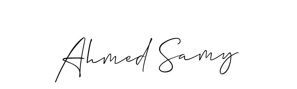 It looks lik you need a new signature style for name Ahmed Samy. Design unique handwritten (Allison_Script) signature with our free signature maker in just a few clicks. Ahmed Samy signature style 2 images and pictures png