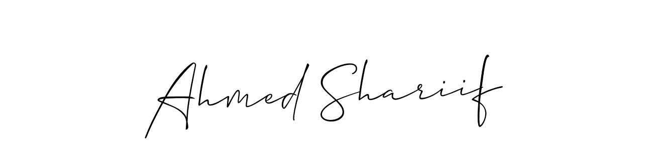 Similarly Allison_Script is the best handwritten signature design. Signature creator online .You can use it as an online autograph creator for name Ahmed Shariif. Ahmed Shariif signature style 2 images and pictures png