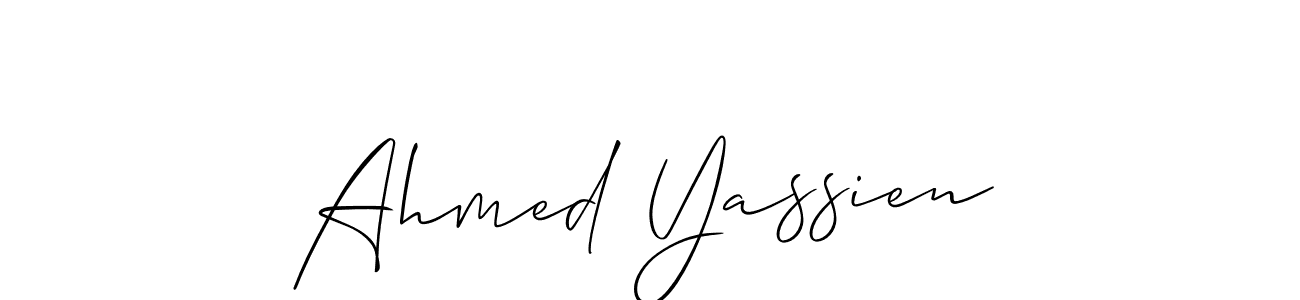 This is the best signature style for the Ahmed Yassien name. Also you like these signature font (Allison_Script). Mix name signature. Ahmed Yassien signature style 2 images and pictures png