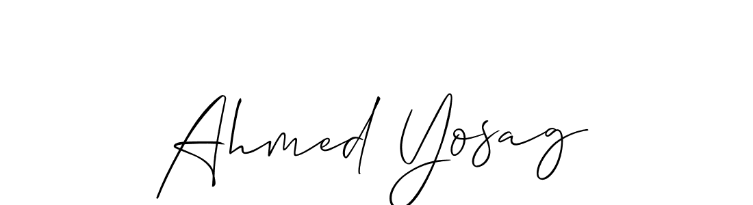 You can use this online signature creator to create a handwritten signature for the name Ahmed Yosag. This is the best online autograph maker. Ahmed Yosag signature style 2 images and pictures png