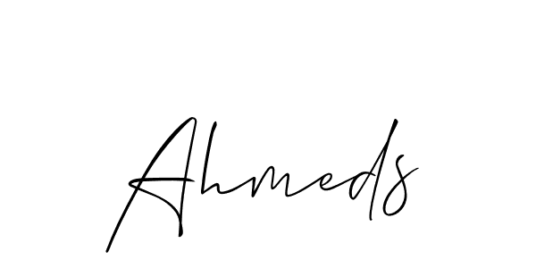 Also You can easily find your signature by using the search form. We will create Ahmeds name handwritten signature images for you free of cost using Allison_Script sign style. Ahmeds signature style 2 images and pictures png