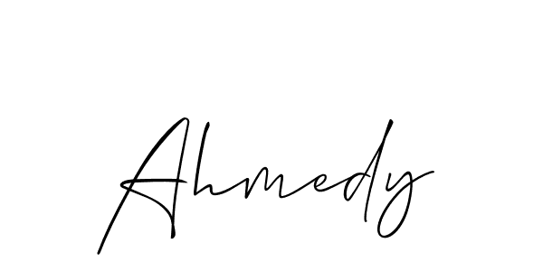 Make a short Ahmedy signature style. Manage your documents anywhere anytime using Allison_Script. Create and add eSignatures, submit forms, share and send files easily. Ahmedy signature style 2 images and pictures png