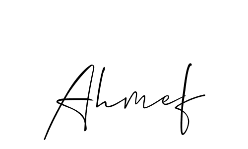 Make a beautiful signature design for name Ahmef. Use this online signature maker to create a handwritten signature for free. Ahmef signature style 2 images and pictures png