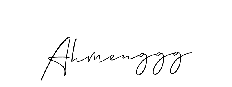 Similarly Allison_Script is the best handwritten signature design. Signature creator online .You can use it as an online autograph creator for name Ahmenggg. Ahmenggg signature style 2 images and pictures png