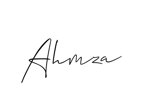 You should practise on your own different ways (Allison_Script) to write your name (Ahmza) in signature. don't let someone else do it for you. Ahmza signature style 2 images and pictures png