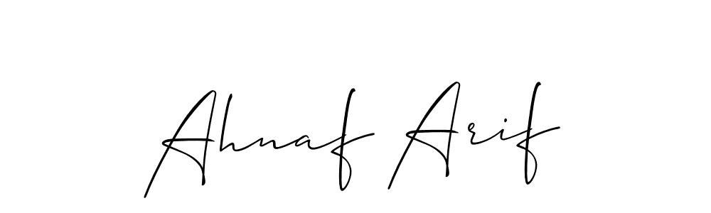 Once you've used our free online signature maker to create your best signature Allison_Script style, it's time to enjoy all of the benefits that Ahnaf Arif name signing documents. Ahnaf Arif signature style 2 images and pictures png