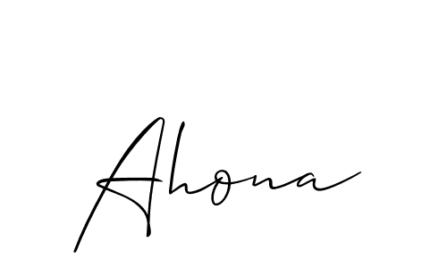 Also You can easily find your signature by using the search form. We will create Ahona name handwritten signature images for you free of cost using Allison_Script sign style. Ahona signature style 2 images and pictures png