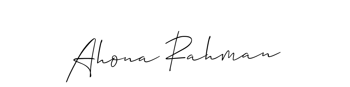 See photos of Ahona Rahman official signature by Spectra . Check more albums & portfolios. Read reviews & check more about Allison_Script font. Ahona Rahman signature style 2 images and pictures png