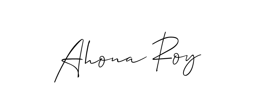 Make a beautiful signature design for name Ahona Roy. Use this online signature maker to create a handwritten signature for free. Ahona Roy signature style 2 images and pictures png