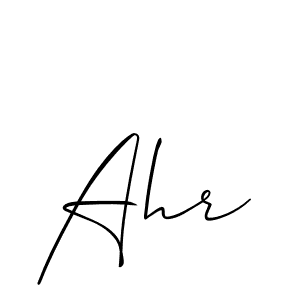 Ahr stylish signature style. Best Handwritten Sign (Allison_Script) for my name. Handwritten Signature Collection Ideas for my name Ahr. Ahr signature style 2 images and pictures png