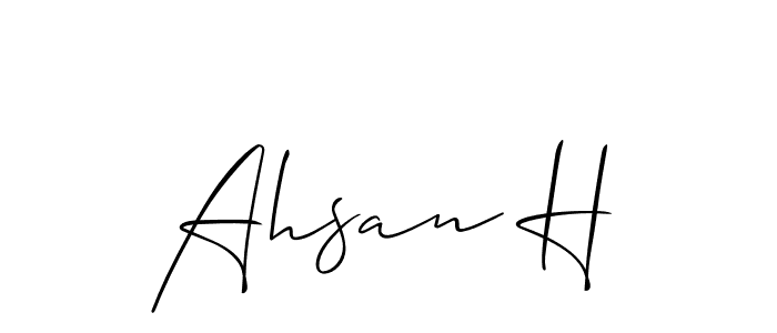 Check out images of Autograph of Ahsan H name. Actor Ahsan H Signature Style. Allison_Script is a professional sign style online. Ahsan H signature style 2 images and pictures png