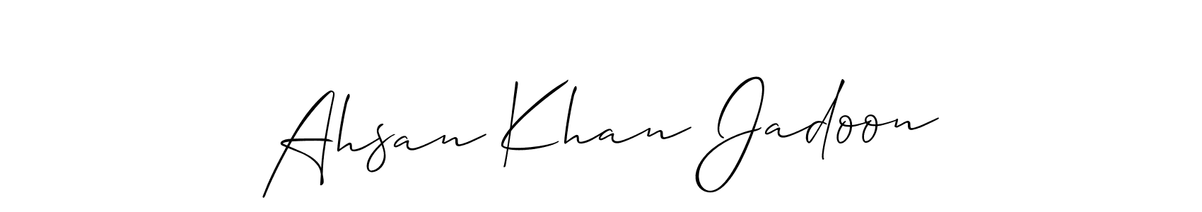 See photos of Ahsan Khan Jadoon official signature by Spectra . Check more albums & portfolios. Read reviews & check more about Allison_Script font. Ahsan Khan Jadoon signature style 2 images and pictures png