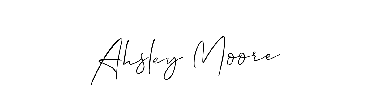 Similarly Allison_Script is the best handwritten signature design. Signature creator online .You can use it as an online autograph creator for name Ahsley Moore. Ahsley Moore signature style 2 images and pictures png