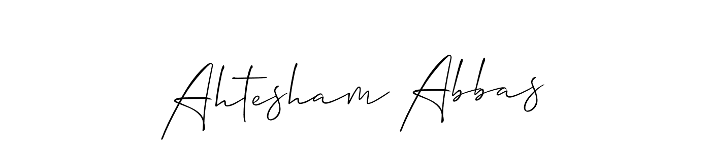 Make a beautiful signature design for name Ahtesham Abbas. Use this online signature maker to create a handwritten signature for free. Ahtesham Abbas signature style 2 images and pictures png
