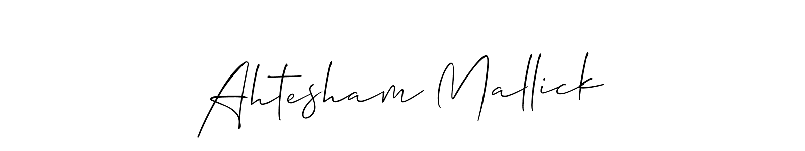 Best and Professional Signature Style for Ahtesham Mallick. Allison_Script Best Signature Style Collection. Ahtesham Mallick signature style 2 images and pictures png