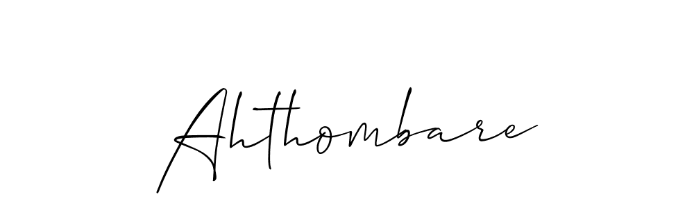 You can use this online signature creator to create a handwritten signature for the name Ahthombare. This is the best online autograph maker. Ahthombare signature style 2 images and pictures png