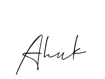 Once you've used our free online signature maker to create your best signature Allison_Script style, it's time to enjoy all of the benefits that Ahuk name signing documents. Ahuk signature style 2 images and pictures png