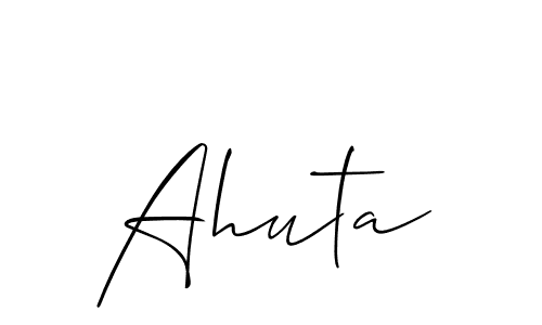 This is the best signature style for the Ahuta name. Also you like these signature font (Allison_Script). Mix name signature. Ahuta signature style 2 images and pictures png