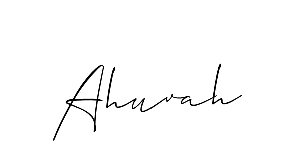 It looks lik you need a new signature style for name Ahuvah. Design unique handwritten (Allison_Script) signature with our free signature maker in just a few clicks. Ahuvah signature style 2 images and pictures png