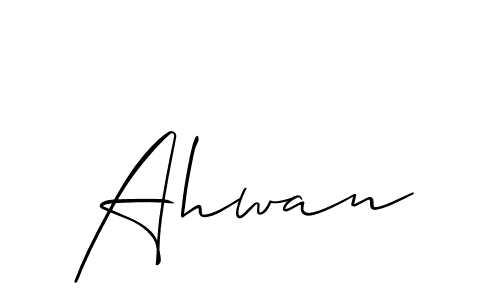 Make a beautiful signature design for name Ahwan. Use this online signature maker to create a handwritten signature for free. Ahwan signature style 2 images and pictures png