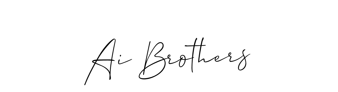Here are the top 10 professional signature styles for the name Ai Brothers. These are the best autograph styles you can use for your name. Ai Brothers signature style 2 images and pictures png