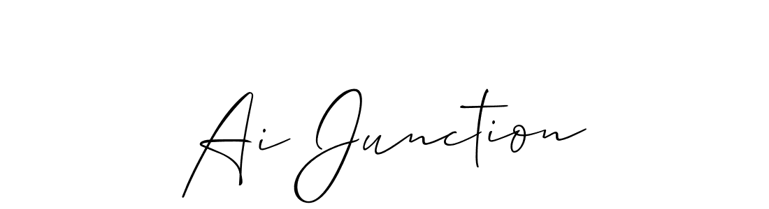 Ai Junction stylish signature style. Best Handwritten Sign (Allison_Script) for my name. Handwritten Signature Collection Ideas for my name Ai Junction. Ai Junction signature style 2 images and pictures png