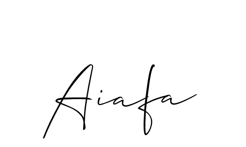 Once you've used our free online signature maker to create your best signature Allison_Script style, it's time to enjoy all of the benefits that Aiafa name signing documents. Aiafa signature style 2 images and pictures png