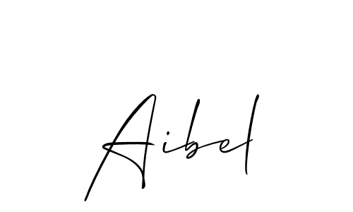 It looks lik you need a new signature style for name Aibel. Design unique handwritten (Allison_Script) signature with our free signature maker in just a few clicks. Aibel signature style 2 images and pictures png