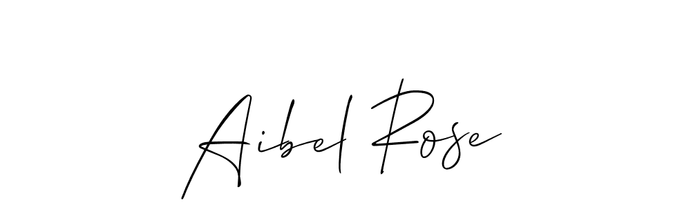 Best and Professional Signature Style for Aibel Rose. Allison_Script Best Signature Style Collection. Aibel Rose signature style 2 images and pictures png