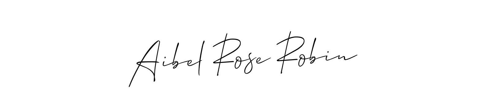 Check out images of Autograph of Aibel Rose Robin name. Actor Aibel Rose Robin Signature Style. Allison_Script is a professional sign style online. Aibel Rose Robin signature style 2 images and pictures png