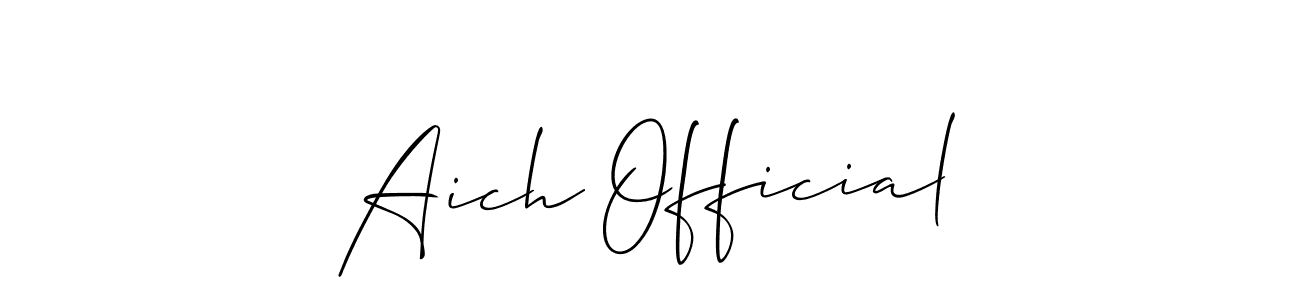 You can use this online signature creator to create a handwritten signature for the name Aich Official. This is the best online autograph maker. Aich Official signature style 2 images and pictures png