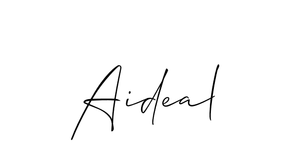 Check out images of Autograph of Aideal name. Actor Aideal Signature Style. Allison_Script is a professional sign style online. Aideal signature style 2 images and pictures png