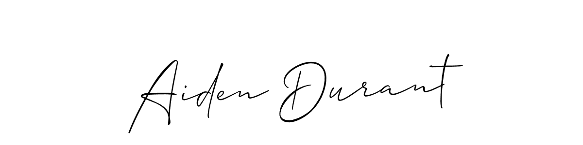 Best and Professional Signature Style for Aiden Durant. Allison_Script Best Signature Style Collection. Aiden Durant signature style 2 images and pictures png