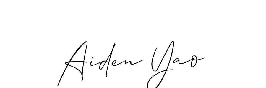 Here are the top 10 professional signature styles for the name Aiden Yao. These are the best autograph styles you can use for your name. Aiden Yao signature style 2 images and pictures png