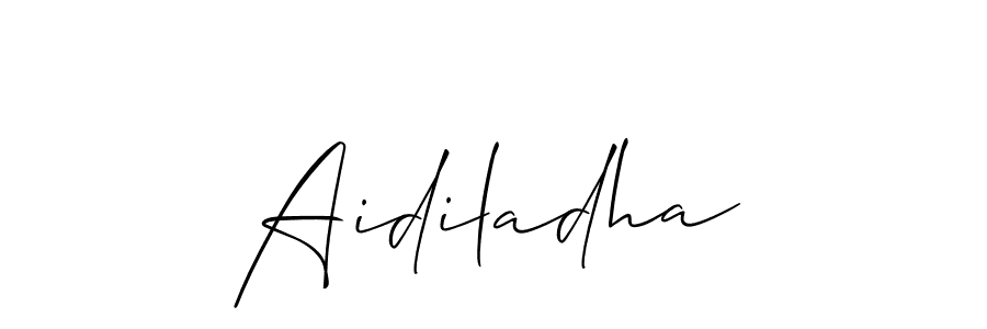How to Draw Aidiladha signature style? Allison_Script is a latest design signature styles for name Aidiladha. Aidiladha signature style 2 images and pictures png