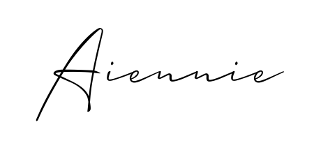 This is the best signature style for the Aiennie name. Also you like these signature font (Allison_Script). Mix name signature. Aiennie signature style 2 images and pictures png