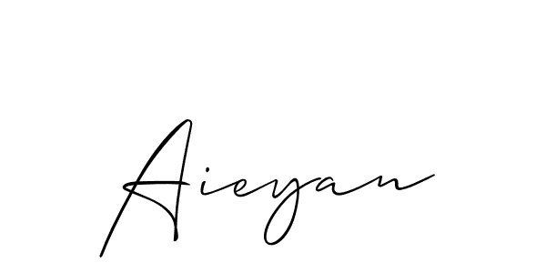 Make a beautiful signature design for name Aieyan. Use this online signature maker to create a handwritten signature for free. Aieyan signature style 2 images and pictures png